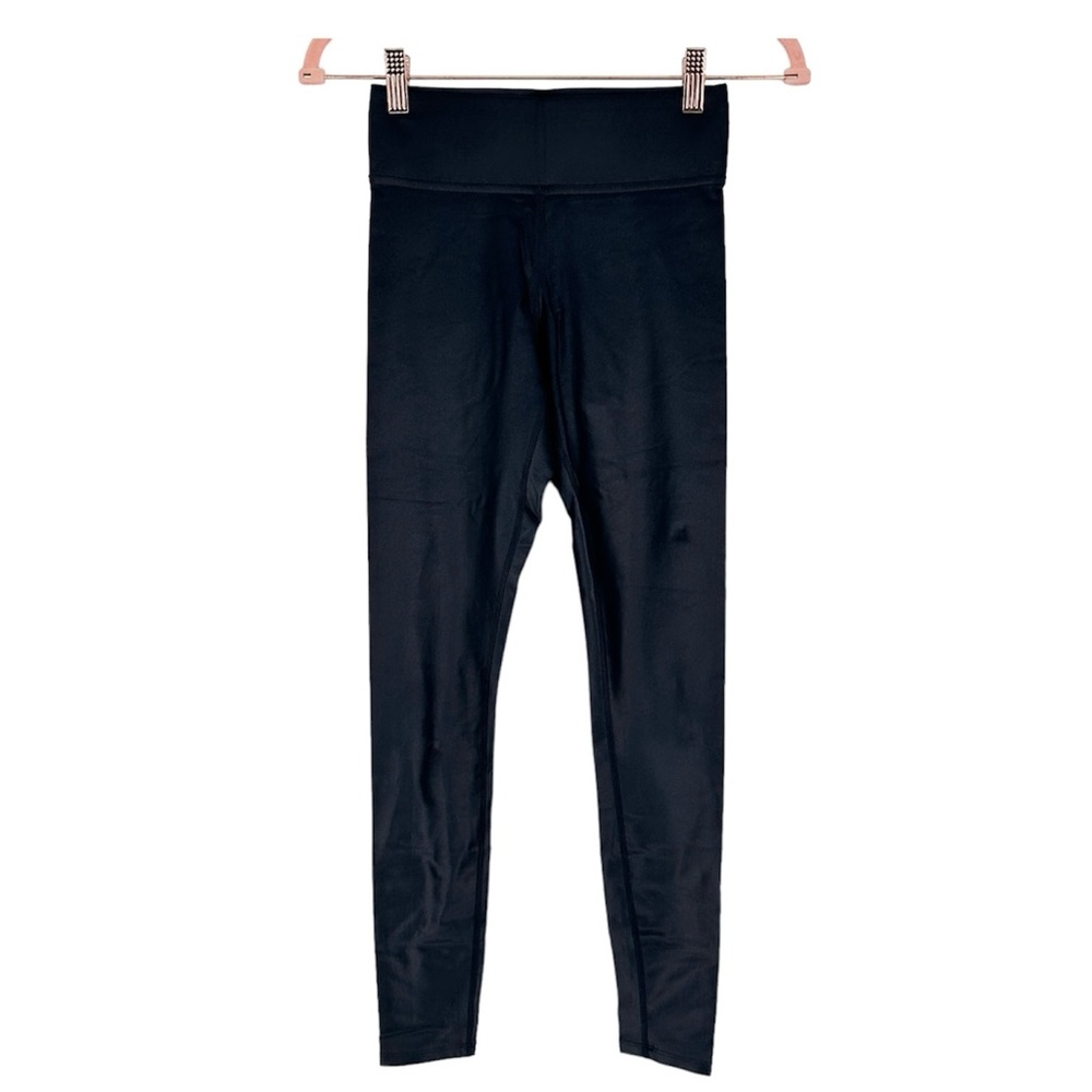 Carbon38 Legging Womens XS Gray Takara Shine High Rise Solid Metallic Athleisure